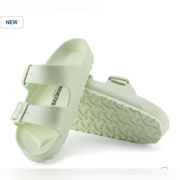 Birkenstock Shoes - NWT - BIRKENSTOCK - Arizona Essentials Eva Sandals - Faded Lime 🍋‍🟩